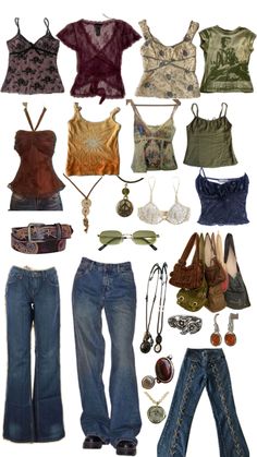 Earthy Outfits, Thrift Inspo, Estilo Hippie, Mini Short, Swaggy Outfits, Mode Inspo, Hippie Outfits, Dream Style