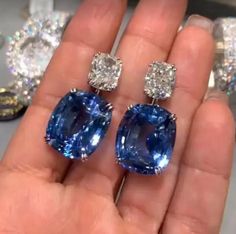 Welcome to Elegant Art Jewelry!  Material: 925 Sterling Silver Stone: Lab Blue Sapphire ( Cushion ) Stone Size: 16mm×20mm Side Stone:- Moissanite ( Radiant Cut ) Personalization: 9K/14K/24K/GOLD/SILVER/PLATINUM/ROSE-GOLD/WHITE GOLD. (Contact me)  Sapphire Earrings, Sapphire Cuff Earrings, Gold Earrings, Gold Stud Earrings, 14k Gold Earrings, 14k Gold Earrings, Round Cut Earrings, Round Cut Stone Earrings, Round Cut Studs Earrings, Sapphire Drop Earrings, Sapphire Studs Earrings, Sapphire Studs, Luxury Timeless Jewelry With Lab-created Sapphire, Luxury Brilliant Cut Lab-created Sapphire Earrings, Luxury Sterling Silver Crystal Earrings For Gift, Blue Diamond Cut Earrings As A Gift, Sapphire Earrings As A Gift, Pierced Sapphire Earrings As Gift, Diamond Cut Sapphire Earrings For Gift, Gift Sapphire Earrings With Diamond Cut, Dazzling Sapphire Earrings For Gift