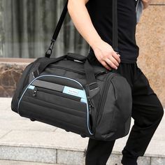 Item Type: Sports Bag Material: Nylon Interior: Zipper Compartment Exterior: 4 Zipper Pockets Capacity: 36-55 L Standard Size: 52 x 27 x 32 cm Plus Size: 58 x 29 x 34 cm Weight: 1.1 - 1.3 kg Big Travel Bag, Sport Bag Men, Fanny Pack Fashion, Luggage Storage Bag, Waterproof Crossbody Bag, Sports Bags Gym, Crossbody Bags For Travel, Travel Duffle, Duffle Bag Travel