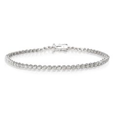 Diamond Tennis Bracelet In 14k White Gold (2.00 Ctw) Tennis Bracelet / White Gold Gemma By Wp Diamonds Bracelet White Gold, Diamond Tennis Bracelet, Tennis Bracelet Diamond, Tennis Bracelet, Tiffany & Co., Tennis, Diamonds, Bag Lady, White Gold