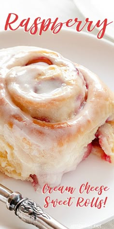 a close up of a pastry on a plate