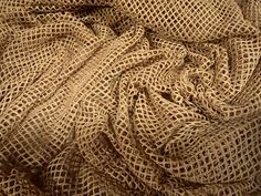 a close up view of a brown cloth