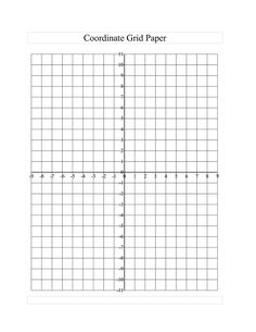 the coordinate grid paper is shown in black and white