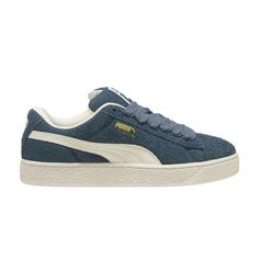 Find PUMA Suede Xl 'hairy Club Navy on Editorialist. Suede XL 'Hairy - Club Navy' Unisex Shoes Sneakers, Modern Streetwear, Sport Shoes Men, Sneakers Puma, Grey Skies, Jordan 4 Retro, Puma Suede, Puma Sneakers, Blue Sneakers