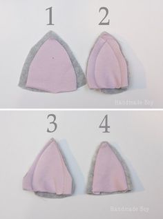 the instructions for how to sew a baby's hat