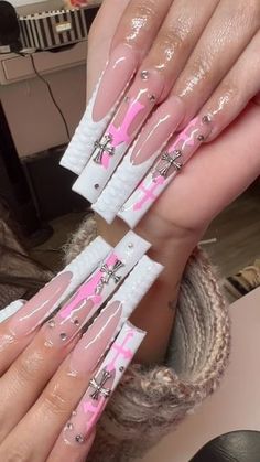 Nail Art 2023, Creative Nail Art, Nail Acrylic, Art Design Ideas, February Nails