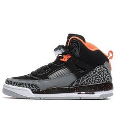 (GS) Air Jordan Spiz'ike 'Black Electric Orange' 317321-080 (SNKR) Electric Orange, Fashion Performance, Stylish Sneakers, Perfect Pair, Air Jordan, Your Perfect, Air Jordans, Jordan, Electricity