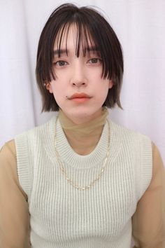 ボブ �ウルフカット ミントアッシュ インナーカラー×NOUER。×miyoshi×630113 | HAIR Hair Muse, V Hair, G Hair, Shaggy Hair