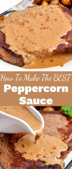 how to make the best peppercorn sauce for steak