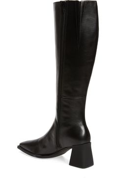 Vagabond Shoemakers Hedda Knee High Boot (Women) | Nordstrom Medium Width Leather Knee-high Boots, Leather Knee-high Boots For Fall, Tall Leather Mid-calf Boots With Medium Width, Leather Mid-calf Boots With Medium Width, Leather Mid-calf Boots Medium Width Tall, Mid-calf Leather Boots With Medium Width, Modern Fitted Boots With Low Heel, Modern Fitted Low Heel Boots, Fitted Calf Leather Knee-high Boots With Block Heel