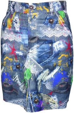 Mini Skirt with Front Zipper Group: Graffiti Style# SD72770 Graffiti Skirt, Graffiti Styles, Front Zipper, High Fashion, Mini Skirt, Denim Shorts, Graffiti, Mini Skirts, Womens Shorts