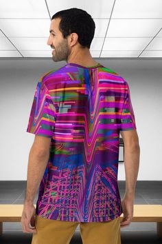 Vaporwave Synthwave Gamer Sci Fi Shirt, Solarpunk Cyberpunk Art Graphic EDM Tshirt, Rave Festival Clothes - Etsy Slovakia Multicolor Short Sleeve Rave Tops, Cyberpunk Graphic Print T-shirt For Streetwear, Multicolor Graphic Design Shirt For Streetwear, Urban Purple T-shirt With Graphic Print, Urban Style Purple Top With Graphic Print, Relaxed Fit Graphic Top For Music Festivals, Relaxed Fit Top With Graphic Design For Music Festivals, Cyberpunk Crew Neck T-shirt With Graphic Print, Cyberpunk Graphic Print Short Sleeve Tops