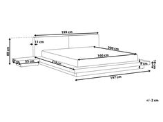 the size and measurements of a mattress