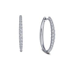 28.5 mm x 23 mm Oval Hoop Earrings Oval Hoop Earrings, Oval Shape, X 23, Hoop Earrings