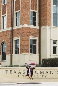 Graduation Photoshoot at Texas Woman’s University by Nicetomizzu Studio College Grad Pictures, Skip School, Texas Women, Graduation Photoshoot, Grad Pics, Senior Photoshoot, Grad Photos, Graduation Photos, University Of Texas