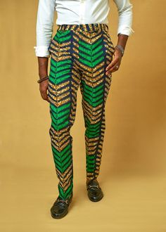 Ankara Men's Pants African Men's Pants Colorful | Etsy Traditional Fitted Full-length Pants, Fitted Traditional Trousers, Fitted Full-length Traditional Pants, Traditional Green Straight Pants, Traditional Fitted Green Bottoms, Fitted Traditional Green Bottoms, Traditional Fitted Green Pants, Fitted Green Traditional Pants, Traditional Green Trousers