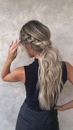 Guest Hair, Work Hairstyles, Hairdo For Long Hair, Easy Hairstyles For Long Hair, Tutorial Video, Wedding Hair And Makeup, Hair Skin