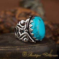 Silver Men Rings and Tasbeeh Shop - Boutique Ottoman Men Jewelry Blue Agate Stone, Jewelry Boutique, Turkish Jewelry, Exclusive Jewelry, Jewelry Outfit, Sterling Silver Cross, 925 Sterling Silver Jewelry, Jewelry Store, Turquoise Stone