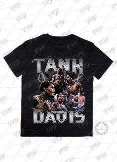 Tank Gervonta Davis Tank Davis, Gervonta Davis, Graphic Design Print, Design Graphique, Air Dry, Cotton Shirt, Cold Water, Gender Neutral, Graphic Tees