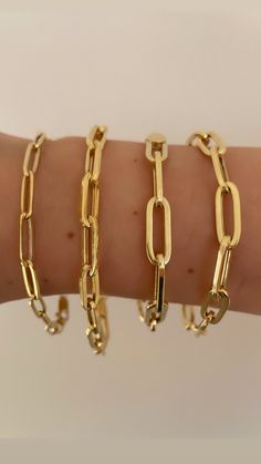 "Real gold paperclips are paper clip bracelets 14k gold. Oval link chain is a nice design for women. Paperclip for women is a unique style for  every day.  Details:  Thickness: 3,4,5mm Length:  7\",7.5\",8\" 14K REAL GOLD 100% AUTHENTICITY GUARANTEE Check more designs:  1) 14K SOLID YELLOW GOLD  PAPERCLIP NECKLACE AND BRACELET  https://www.etsy.com/listing/1454698574/solid-14k-real-gold-italian-style 2) 14K SEMI SOLID WHITE GOLD PAPERCLIP NECKLACE AND BRACELET https://www.etsy.com/listing/1432862950/14k-real-gold-paperlink-chain-italian 3) 10K SEMI SOLID YELLOW GOLD PAPERCLIP NECKLACE AND BRACELET  https://www.etsy.com/listing/1454043604/real-10k-gold-paper-clip-chain-necklace paper clip bracelets, paperclip bracelet, 5mm paper clip, 14k paperclip, 14k gold paper clip, paper clip bracelet, Gold Paperclip Bracelet Perfect As Gift, Gold Paperclip Bracelet As Gift, Gold Paperclip Bracelet For Gift, Gold Paperclip Bracelet Gift, Gold Chain Paperclip Bracelet As Gift, Gold Paperclip Bracelet With Rectangular Links As Gift, Gold Chain Paperclip Bracelet For Gift, Oval Link Paperclip Bracelet As Gift, Gold Paperclip Box Chain Bracelet