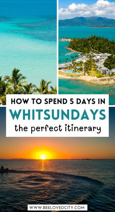 Whitsunday islands itinerary | 5 days in Whitsundays | Whitsunday islands travel itinerary | Things to do in the Whitsunday islands in Australia | What to do in the Whitsunday islands | long weekend in the Whitsunday islands