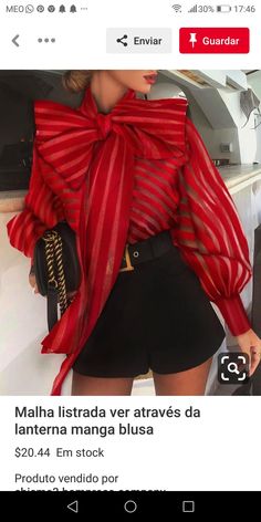 Lantern Sleeve Top, Bow Shirts, Elegant Blouses, Mesh Long Sleeve, Casual Tops For Women, Turtle Neck Top, Red Blouses, Long Blouse, Striped Blouse