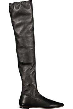 Almond shaped toe100% lambComposition: 100% % Lamb Luxury Knee-high Boots For Evening, Luxury Evening Knee-high Boots, Luxury Calf Leather Knee-high Heeled Boots, High Heel Calf Leather Knee-high Boots, High Heel Knee-high Calf Leather Boots With Leather Lining, Calf Leather Knee-high Boots With High Heel, Luxury Calf Leather Knee-high Boots With Leather Lining, Luxury Knee-high Calf Leather Boots With Leather Sole, Luxury Knee-high Calf Leather Boots With Leather Lining