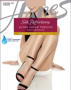 Hanes Silk Reflections Sandalfoot Pantyhose | Hanes.com Pantyhose With Open Toe Shoes, Toeless Tights, Playtex Bras, Bali Bras, Comfy Sweats, Perfect Marriage, Open Toe Shoes, Hello Gorgeous, Hello Beautiful