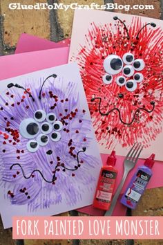 valentine's day crafts for kids to make with yarn and paper plated eyes