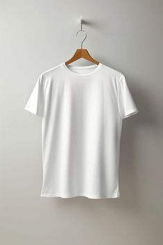 White Shirt Mockup Free, White Plain T Shirt, Mens Plain T Shirts, T Shirt Plain, Plain White Shirt, Plain White T Shirt, Fabric Photography