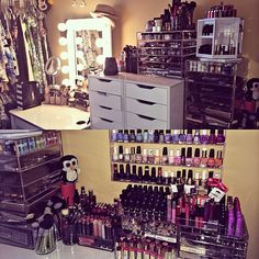 Makeup storage Carli Bybel, Makeup Video, Beauty Storage, Make Up Organiser