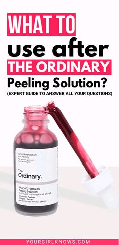 Wondering what to use after The Ordinary Peeling Solution? Wonder no more! This expert guide will show you the best post-peel products for your skin type. The Ordinary Chemical Peel, Ordinary Peeling Solution, The Ordinary Peeling Solution, The Ordinary Skincare Routine, Peeling Solution, Anti Aging Skincare Routine, Face Routine, Peeling Mask, The Ordinary Skincare