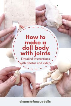 how to make a doll body with jointing and photos in this video, you will learn how to do it