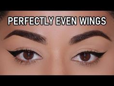 Easy Small Eyeliner, Eyeliner Tricks For Beginners, How To Put Eyeliner, Cat Eyeliner Tutorial, Winged Eyeliner Tricks, How To Do Winged Eyeliner, Eyeliner Flick, Winged Eyeliner Makeup