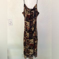 Nwt! Brand Cider Size Large Vintage Brown Dress For Day Out, Vintage Brown Dress For Vacation, Brown Midi Dress For Day Out, Casual Brown Maxi Dress For Date Night, Fall Long Dress, Cider Dresses, Classic Midi Dress, Mermaid Midi Dress, Long Fall Dresses