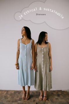 Women's wear Vintage Sleeveless Dress With Pockets, Retro Sleeveless Dress With Buttons, Vintage Sleeveless Sundress For Daywear, Vintage Sleeveless Dress With Buttons, Summer Midi-length Denim Dress With Pockets, Fitted Mid-length Denim Dress With Pockets, Vintage Sleeveless Buttoned Dress, Spring Midi-length Denim Dress With Pockets, Casual V-neck Denim Dress With Pockets