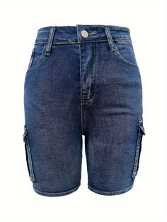 Material:DenimComposition:59.8% Cotton,38.4% Polyester,1.8% ElastaneLength:Short LengthDetails:PocketPattern:Solid colorSuitable types:SkinnySheer:NoWaterproof:NoFabric:High StretchType:BermudaSeason:SummerOperation Instruction:Machine wash, do not dry cleanStyle:StreetClosure Type:Button FlyFit Type:SkinnyWaistline:High WaistPrinting Type:No PrintingWeaving Method:WovenItem ID:UX145601 table { width: 100%; border-collapse: collapse; margin: 20px 0; } table, th, td { border: 1px solid black; } th, td { padding: 8px; text-align: center; } th { background-color: #f2f2f2; } Size Chart Women's Clothing Size Chart T-shirts/Shirts/Jackets/dress Size Bust (cm) US Size EU Size CN Size XS 81-84 2-4 34-36 160/80A S 86-89 6-8 38-40 165/84A M 91-94 10-12 42-44 170/88A L 99-104 14-16 46-48 175/92A XL 1 Peacock Blue, Clothing Size Chart, Womens Clothing Sizes, Cargo Shorts, Shirt Jacket, Solid Black, Jacket Dress, Childrens Clothes, Knee Length