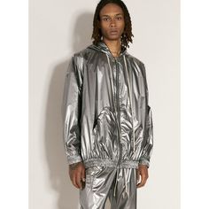 Jumbo Jason Hooded Jacket In Foil Finish. Drawstrin Hood Front Zip Fastening Long Sleeves Elasticated Cuffs Side Slip Pockets Elasticated Hem 100% Polyamide. Hand Wash Color: Silver Code: Cm01d0464 Chnys 18 Sku: Ln-Roc0157001sil Welcome To The Official Luosophy Poshmark Closet! Luosophy Is A Luxury Brand Reselling Company Founded In San Diego, Ca From 2016. All Our Products Are Imported From Italy And Sold In The Usa. We Do Our Best To Provide High Fashion, Luxury Items At Affordable Prices. We Hooded Track Jacket With Reflective Details For Fall, Fall Hooded Track Jacket With Reflective Details, Hooded Fall Track Jacket With Reflective Details, Hooded Windbreaker With Reflective Details For Fall, Urban Hooded Outerwear With Reflective Details, Casual Hooded Metallic Outerwear, Hooded Reflective Outerwear For Fall, Spring Hooded Windbreaker With Reflective Details, Metallic Winter Streetwear Outerwear