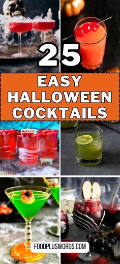 25 easy halloween cocktails that are perfect for the holiday season and everyone will love them