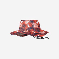 Illinois Fighting Illini Floral Boonie Hat FOCO - FOCO.com Outdoor Hats, Tropical Design, Face Cover, Wide Brimmed, New York Yankees, Team Colors, Black Lace, Warm Weather, Illinois