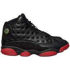 These Ordan 13s Are In The Iconic Black/Red Colorway. They Are In Excellent Condition, With Minimal Wear. Comes In The Original Box (Note: The Box Has Some Minor Wear And Tear) Perfect For Any Sneaker Enthusiast Or Jordan Collector. Grab These Classic Kicks While You Can! They Won't Be Around For Long. Air Jordan 13 Retro, Jordan 13 Retro, Jordan 13, Jordans For Men, Jordan Shoes, Air Jordan, Black Red, Air Jordans, Athletic Shoes