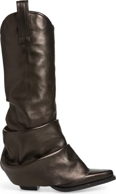 R13 Leather Sleeve Cowboy Boot (Women) | Nordstrom Calf Boots Outfit, Pirate Boots, Cowboy Shoes, Shoes Too Big, Denim Boots, Leather Heeled Boots, Cowboy Boots Women, Cowboy Boot, Leather Sleeve