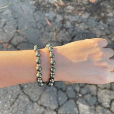 Pyrite Wrist Mala Bracelet Aquarius Jewelry, Women In Africa, Leo And Aquarius, Pyrite Bracelet, Wrist Mala, Yoga Bracelet, Mala Bracelet, Gold Jewelry Fashion, Gemstone Bracelet