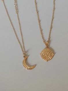 Helios Necklace Sunlight Necklace Sun Necklace 18K Gold - Etsy Luxembourg Celestial Necklace With Coin Pendant, Celestial Coin Necklace, Necklace Sun, Sun Necklace, Freshwater Pearl Ring, Crystal Beads Bracelet, Gold Necklace Layered, Layered Jewelry, Chic Jewelry