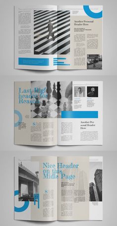 Elegant Magazine Template InDesign INDD & IDML.