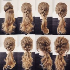 Hair Images, Hairstyles For Long Hair, Different Hairstyles, Hairstyles For Women, Prom Hair, Pretty Hairstyles