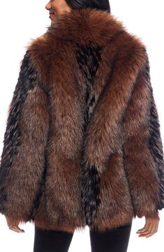 Brace yourself for chilly weather without compromising on glamour in a luxuriously soft faux-fur coat framed by an ultracozy shawl collar. 26" length Shawl collar Lined, with 100% polyester fill 100% polyester faux fur Machine wash, dry flat Made in China Women's Ponchos & Wraps, Fox Fur Jacket, Kids Vest, Fabulous Furs, Ladies Poncho, Brace Yourself, Kids Coats, Women's Coats & Jackets, Faux Fur Coat