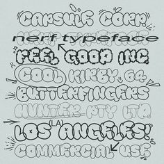 some type of lettering that is made with different types of letters and numbers on it