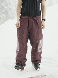 The perfect companion to the Trec Jacket, the Trec Pants are made of the same 100% polyester with a PFC-Free DWR coating. An adjustable belt built into the waist, along with zippered right back, handwarmer and thigh pockets and an internal shock cord at them hem max out the on-hill, off-hill versatility. Winter Cargo Pants With Cargo Pockets For Hiking, Utility Waterproof Winter Bottoms, Functional Cargo Pants With Belt Loops For Outdoor, Winter Utility Waterproof Bottoms, Winter Waterproof Utility Bottoms, Winter Utility Nylon Parachute Pants, Functional Winter Parachute Pants With Cargo Pockets, Winter Functional Parachute Pants With Cargo Pockets, Winter Cargo Pocket Parachute Pants For Outdoor Activities