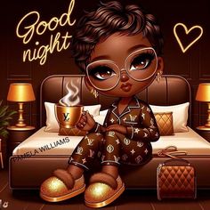 Good Night Black Woman